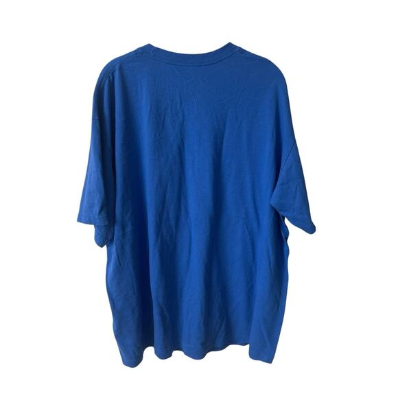 Nike Mens 2XL T-Shirt Dodgers Los Angeles Blue LA Short Sleeve Tee MLB Loose Fit - Picture 6 of 6